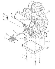 Part Location Diagram of 154853 MK Diamond Key, Sqr, 3/8 X 4.0